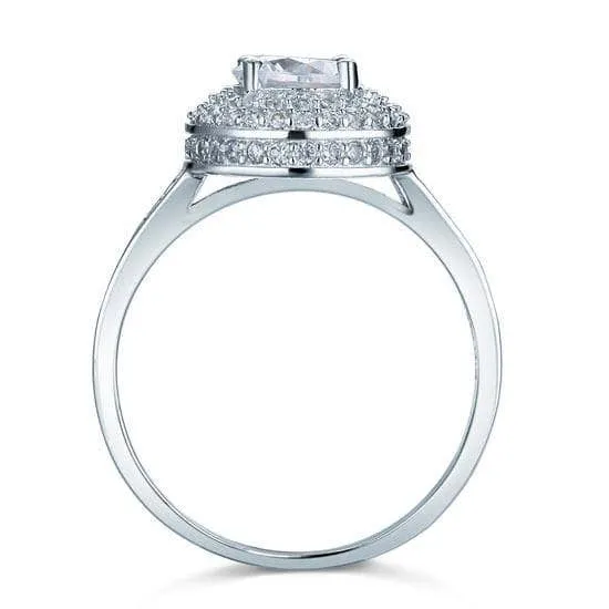 1 Carat Round Cut Created Diamond Wedding Engagement Ring