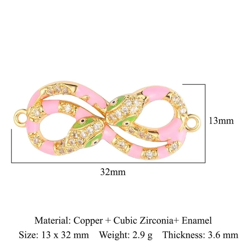 1 Piece Copper Zircon 18K Gold Plated Crown