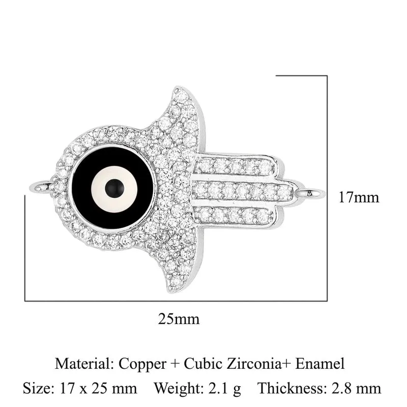 1 Piece Copper Zircon 18K Gold Plated Crown