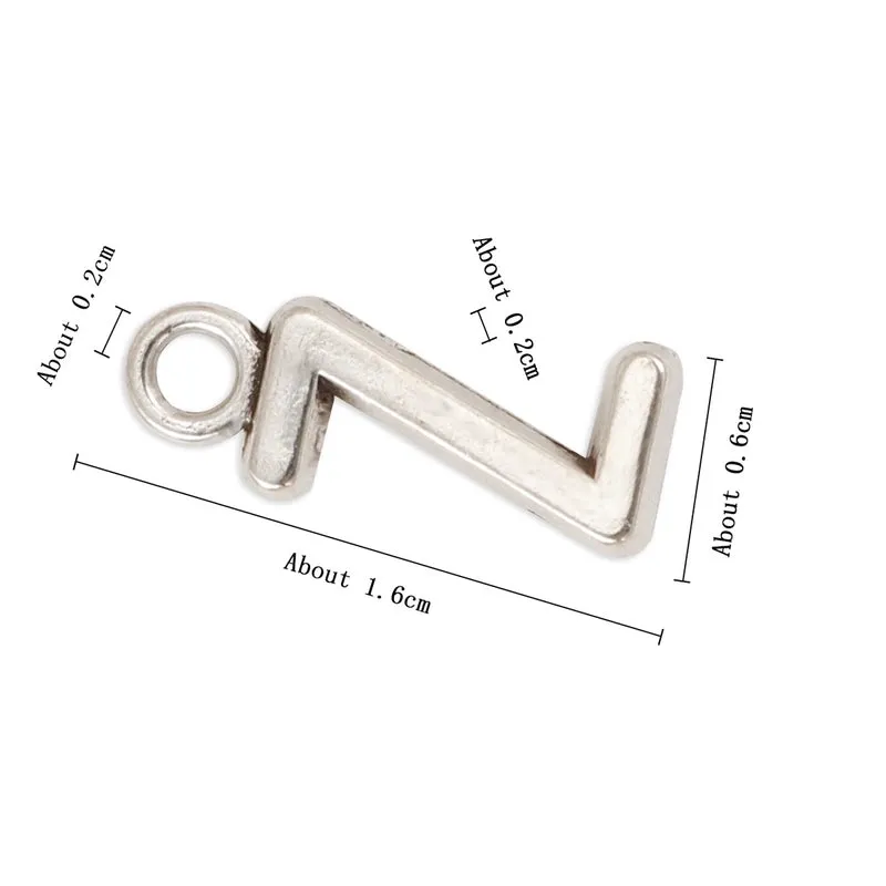 1 Piece Simple Style Letter Alloy Plating Pendant Jewelry Accessories