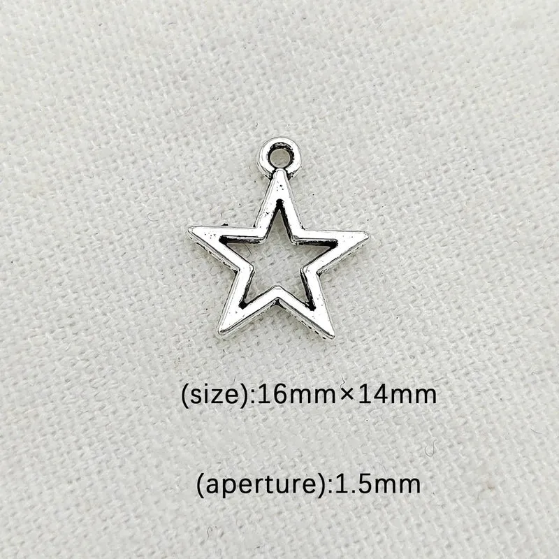 1 Piece Simple Style Star Alloy Plating Pendant Jewelry Accessories