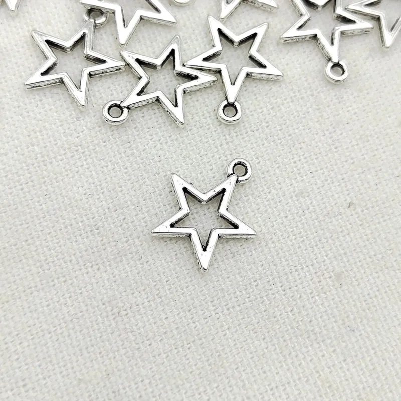 1 Piece Simple Style Star Alloy Plating Pendant Jewelry Accessories