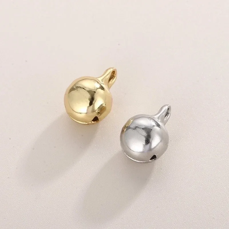 1 Piece Stainless Steel 18K Gold Plated Bell