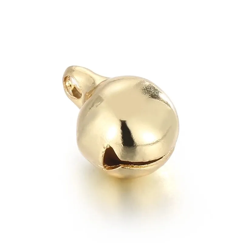 1 Piece Stainless Steel 18K Gold Plated Bell