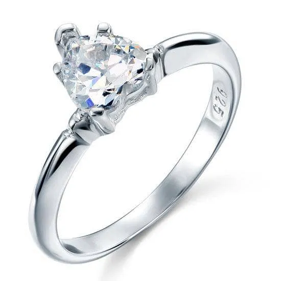 1.5 Carat Heart Cut Created Diamond Engagement Ring