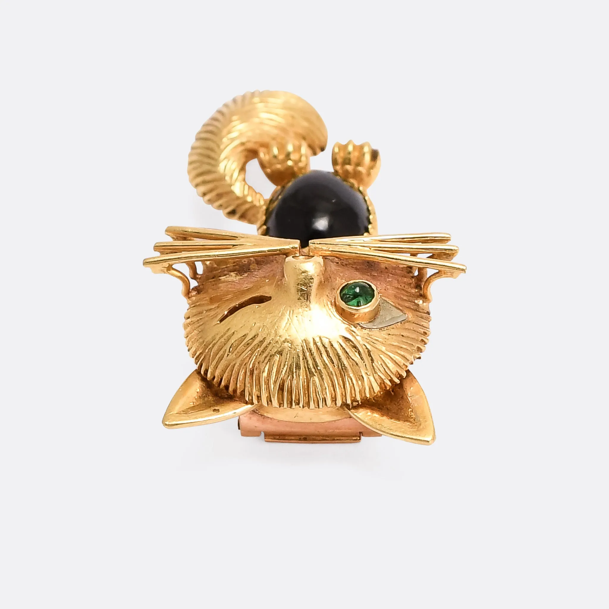 1950s Van Cleef & Arpels "Chat Malicieux" Brooch