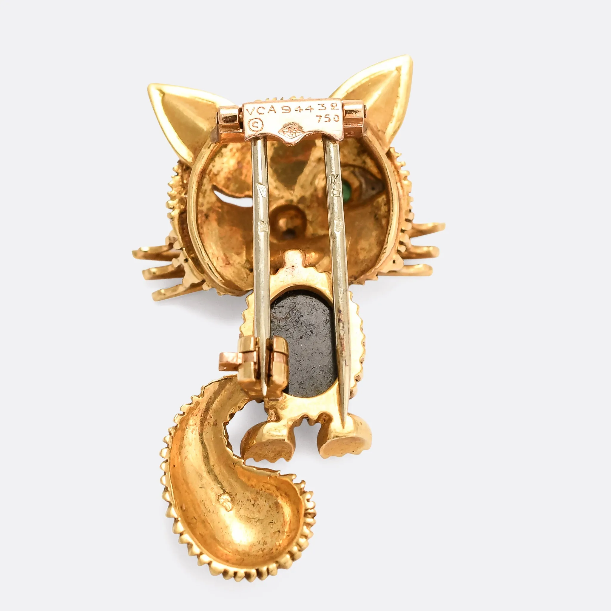 1950s Van Cleef & Arpels "Chat Malicieux" Brooch