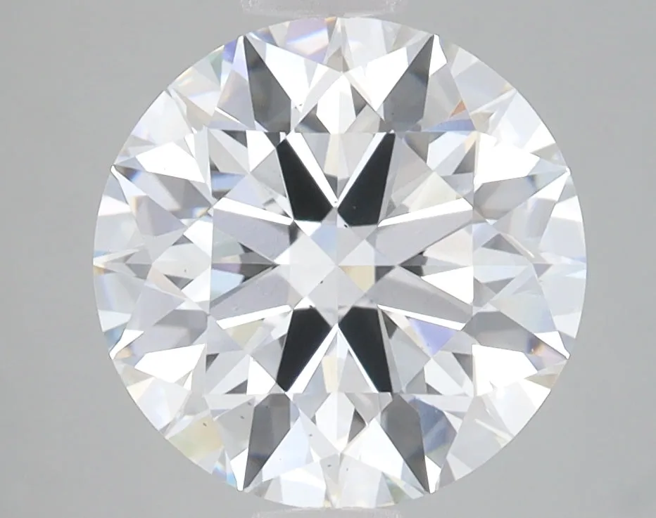 3.2 Carat Certified Round Loose Stone Lab Grown Diamond