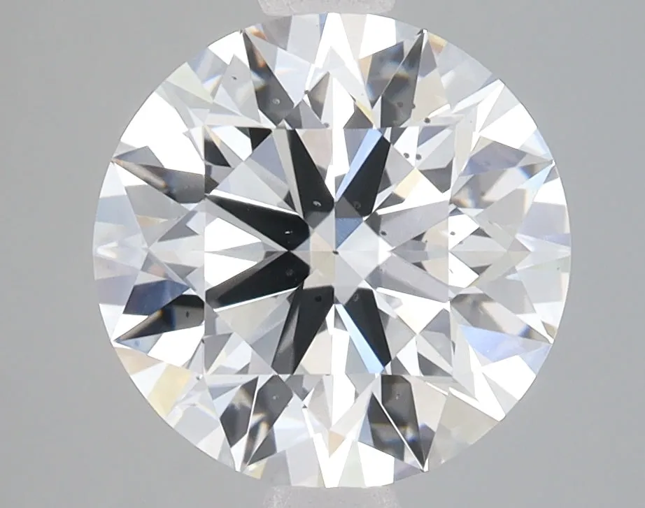 3.2 Carat Certified Round Loose Stone Lab Grown Diamond