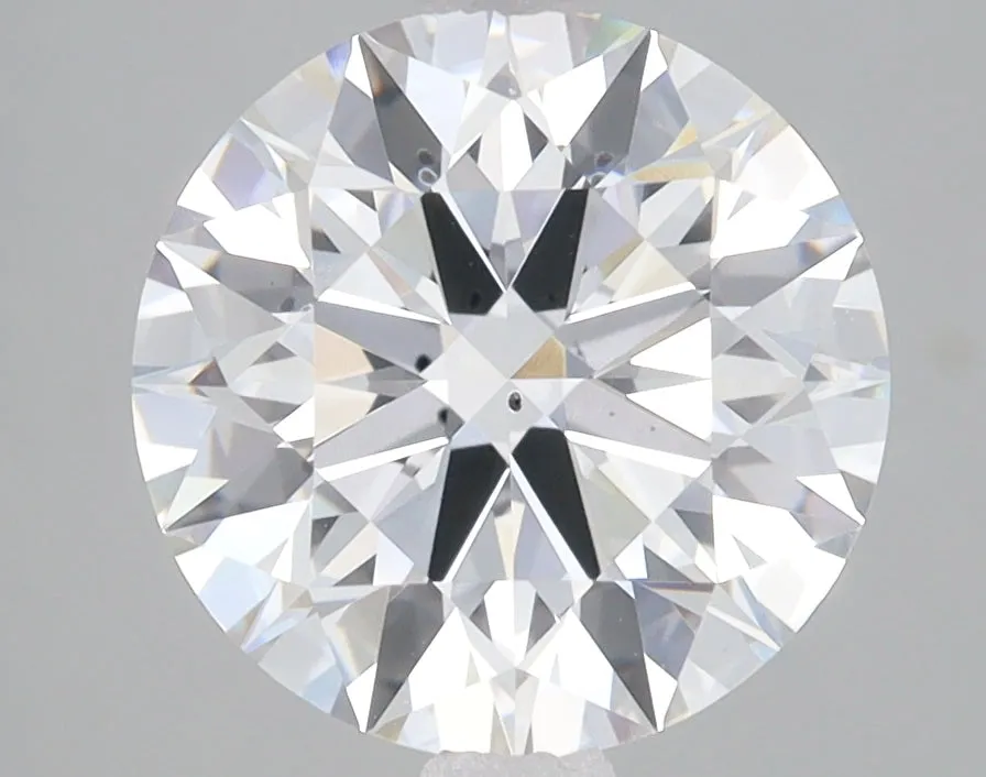 3.2 Carat Certified Round Loose Stone Lab Grown Diamond