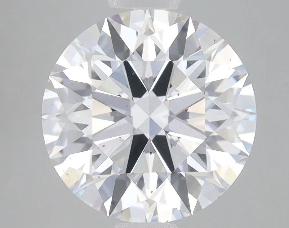 3.2 Carat Certified Round Loose Stone Lab Grown Diamond