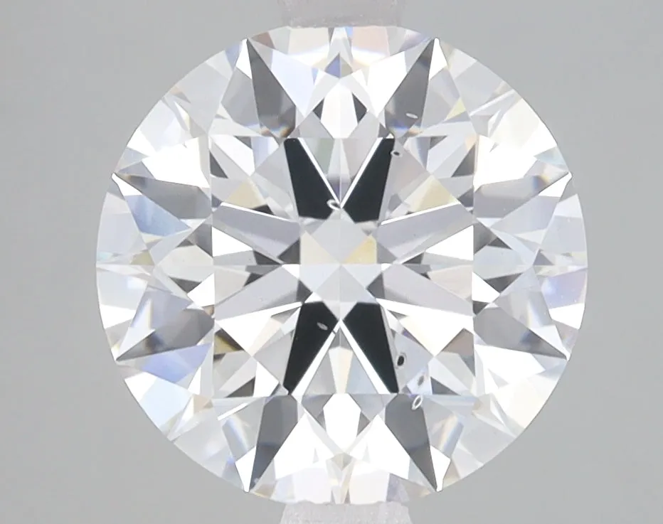 3.2 Carat Certified Round Loose Stone Lab Grown Diamond