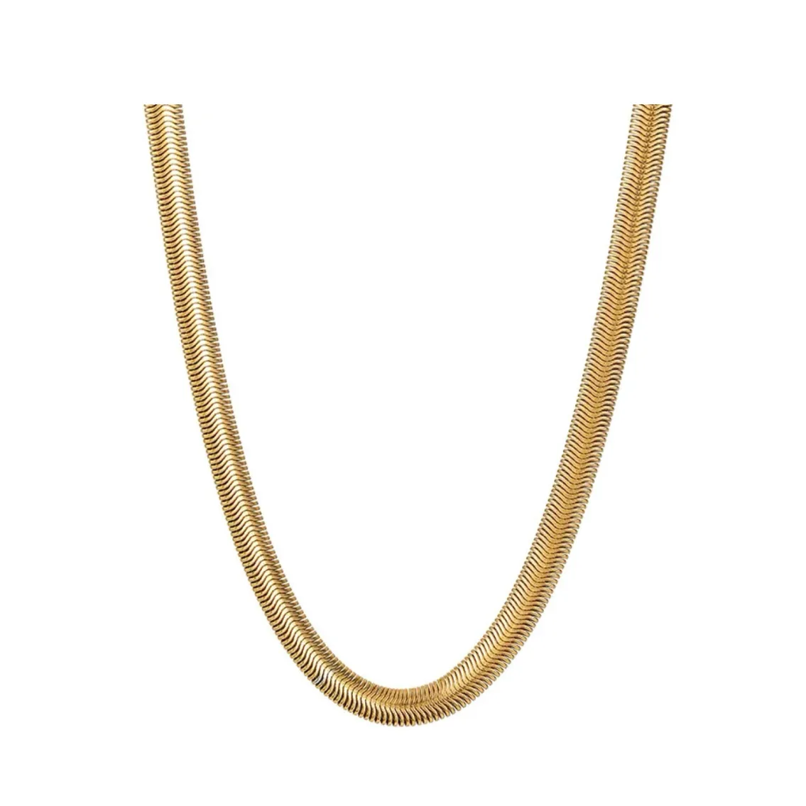 58cm(23") 5mm Width Thick Herringbone Snake Chain Necklace