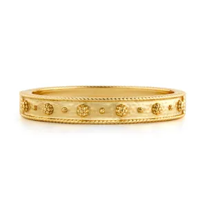 Berry Classic Hinged Bangle - Gold