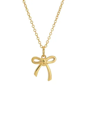 Betty Bow Charm Necklace