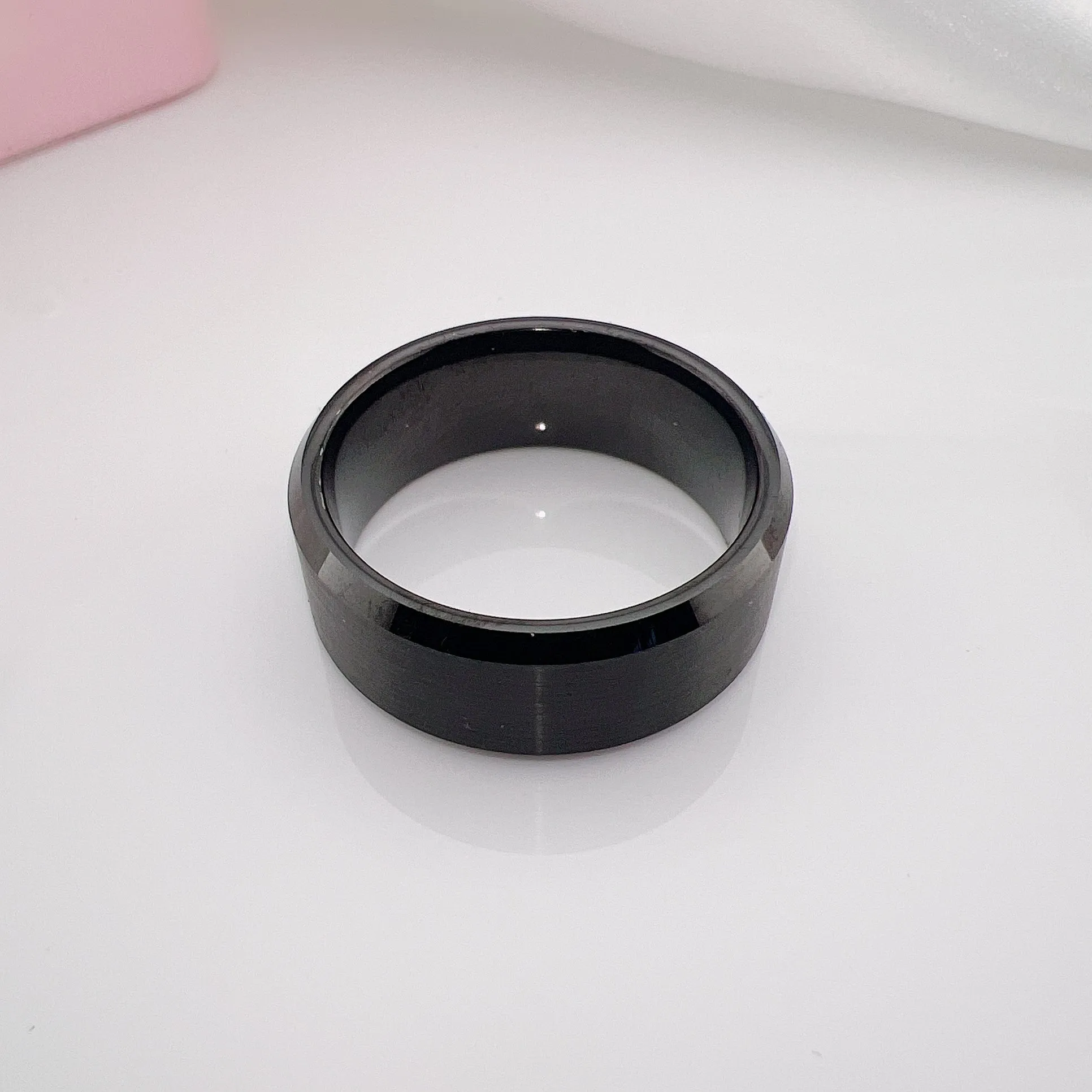 Black Matte 10mm Tungsten Carbide Wedding Band