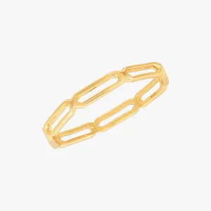 Boyfriend Chain Ring Gold