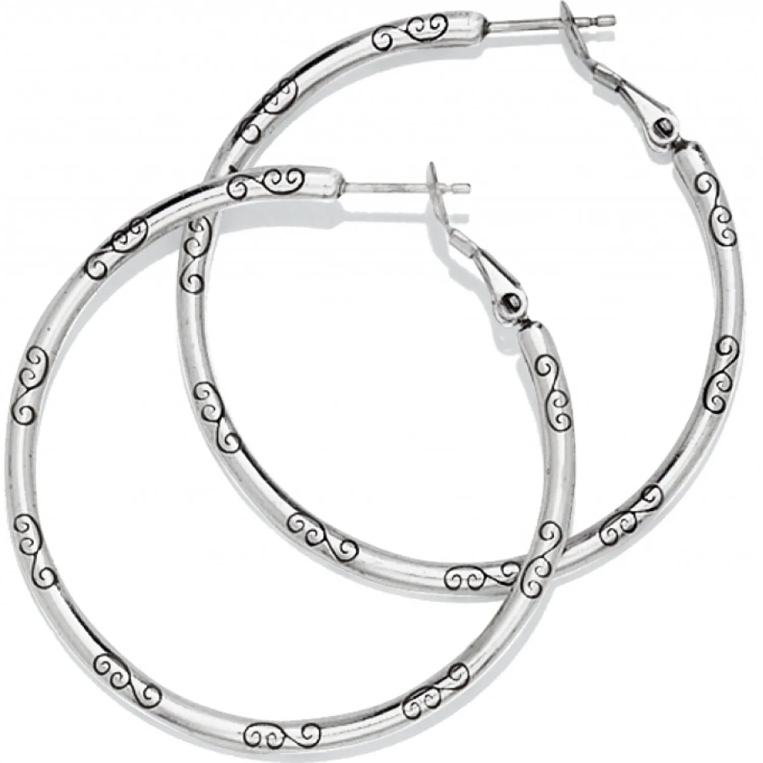 Brighton Large Earring Charm Hoops