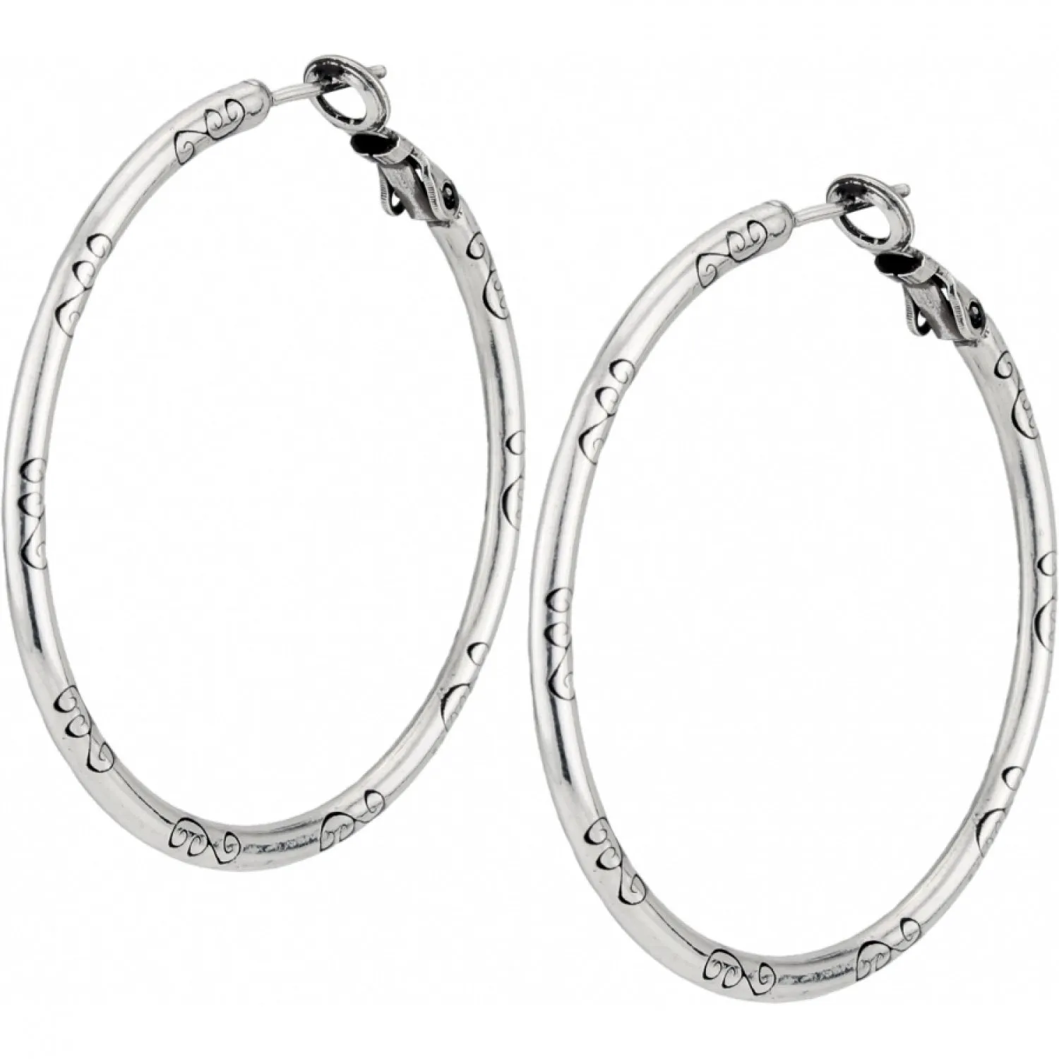 Brighton Large Earring Charm Hoops