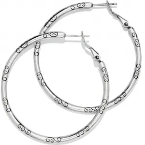 Brighton Large Earring Charm Hoops