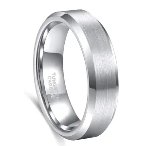 Brushed Men's Tungsten Wedding Band