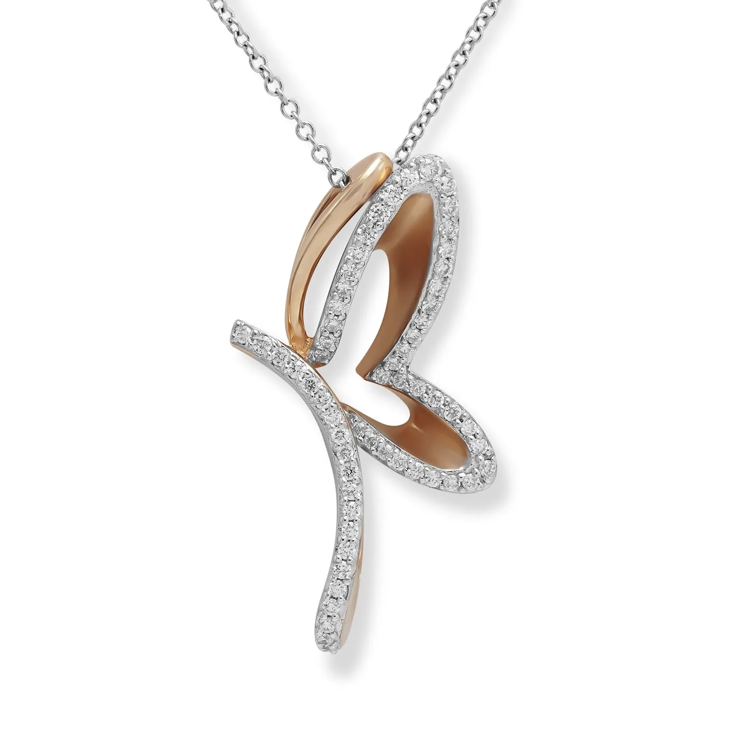 Butterfly Diamond Pendant