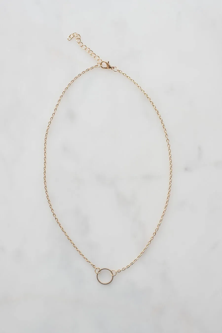 Charming Never-Ending Circle Necklace