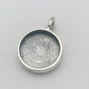 Circle Pendant Bezel Frame 18mm