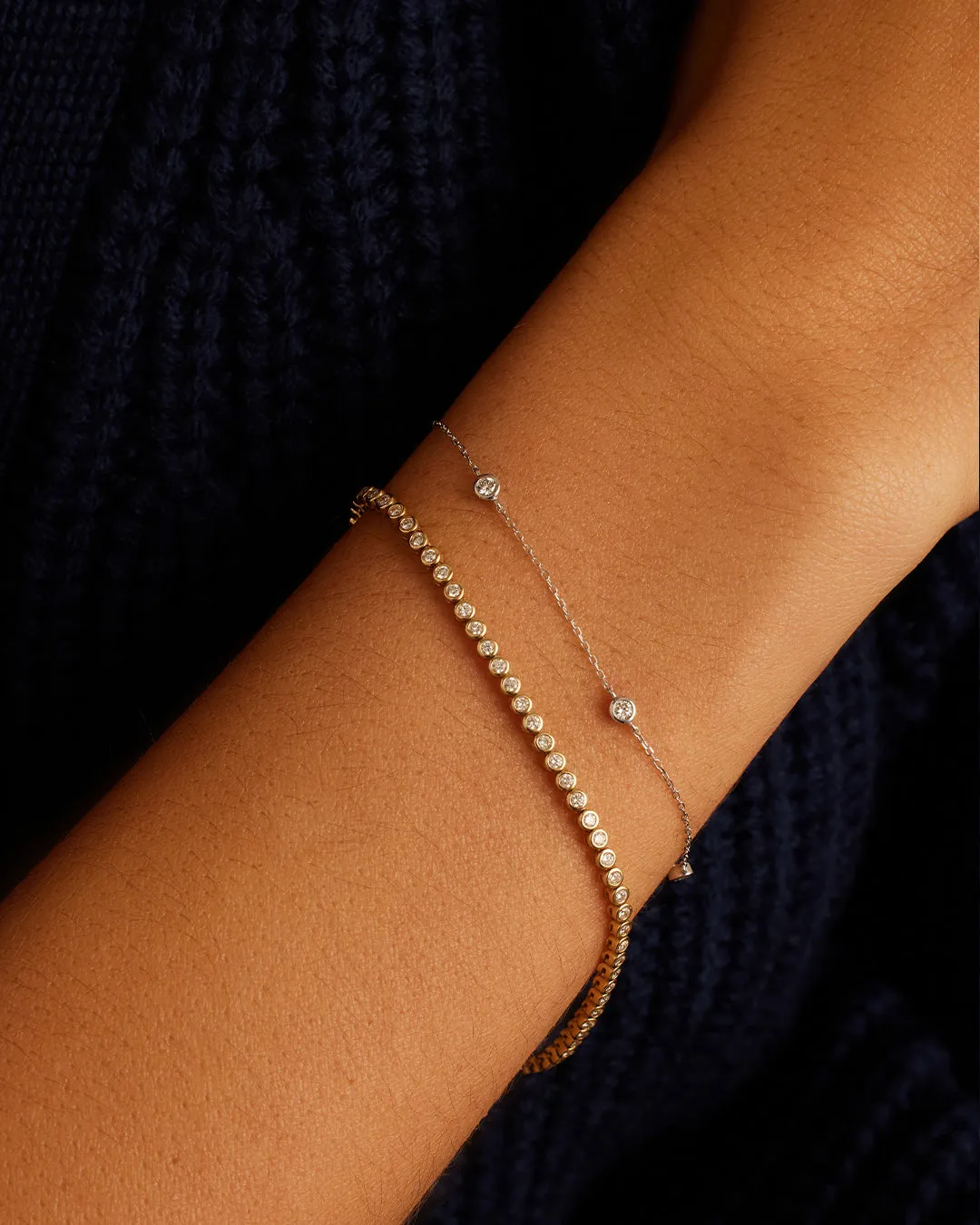 Classic Five Diamond Bracelet