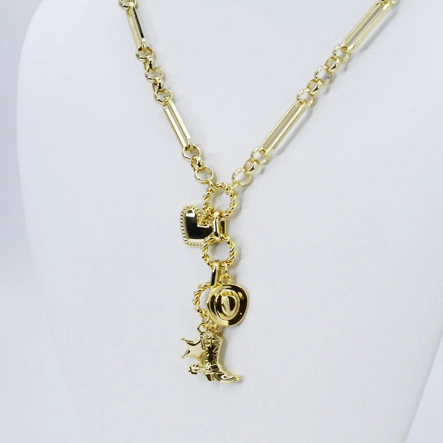 Cowgirl Charm Necklace   I-30