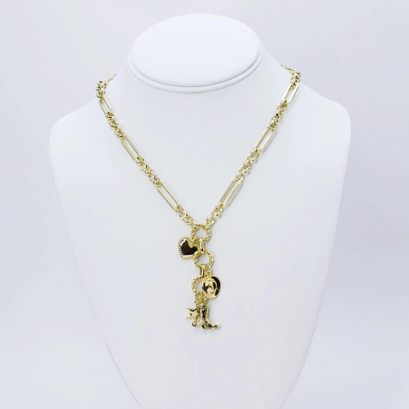 Cowgirl Charm Necklace   I-30