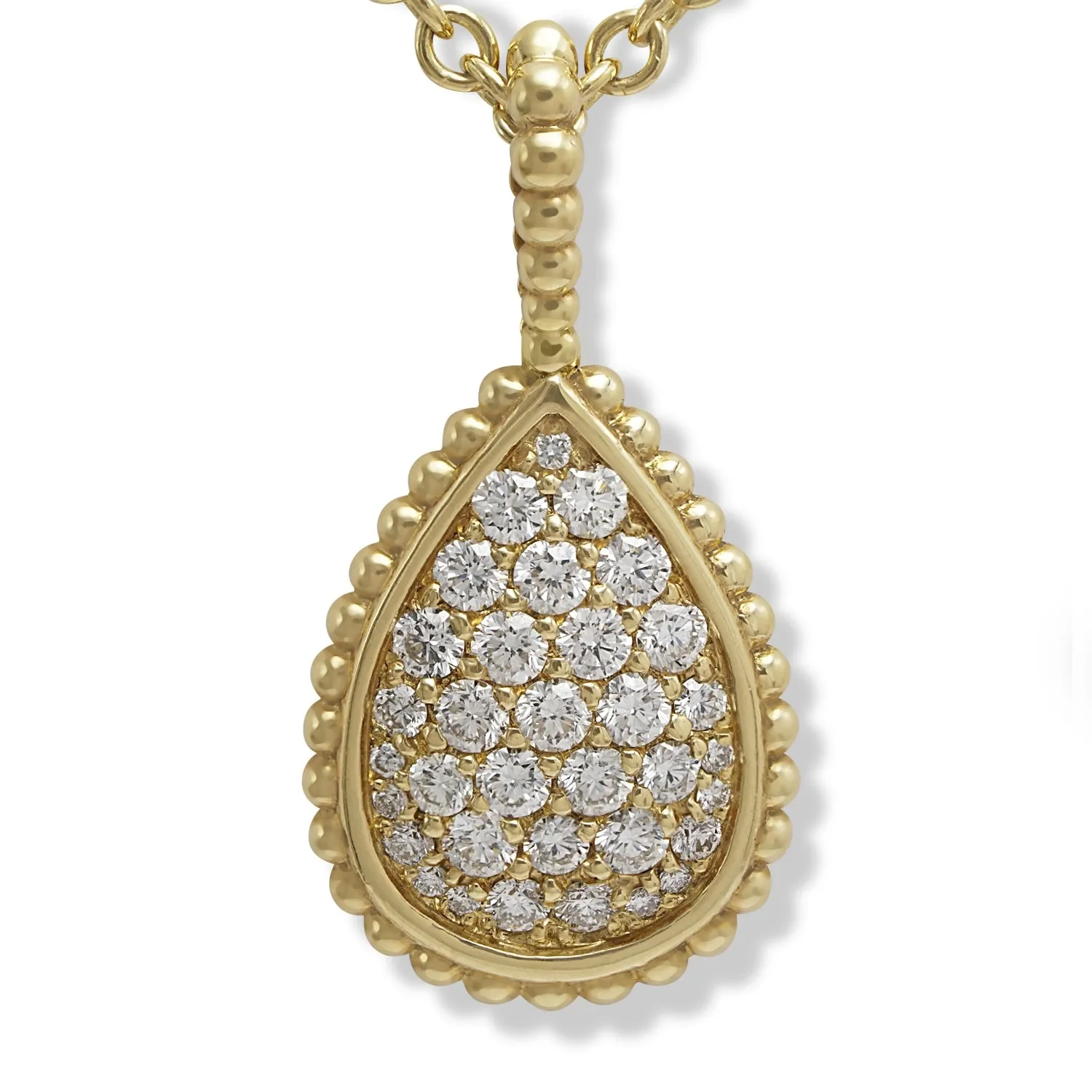 Diamond Teardrop Pendant