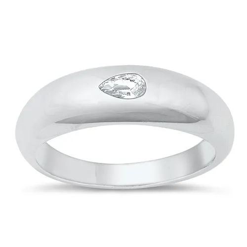 Dome ring with zirconia