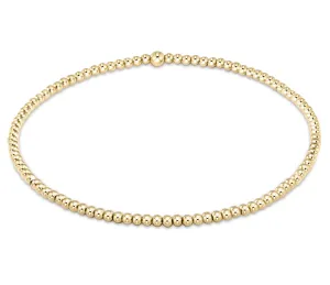 eGirl Classic Gold Bead Bracelet