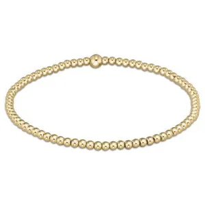 Enewton - classic gold 2.5mm bead bracelet