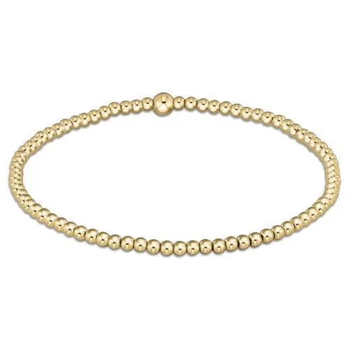 Enewton - classic gold 2.5mm bead bracelet