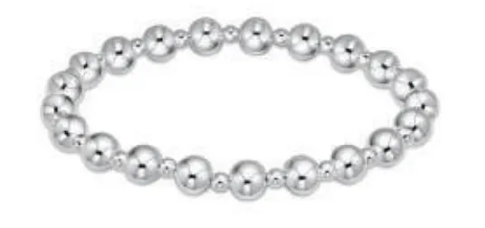 Enewton - Classic Grateful Pattern 6mm Bead Bracelet - Sterling