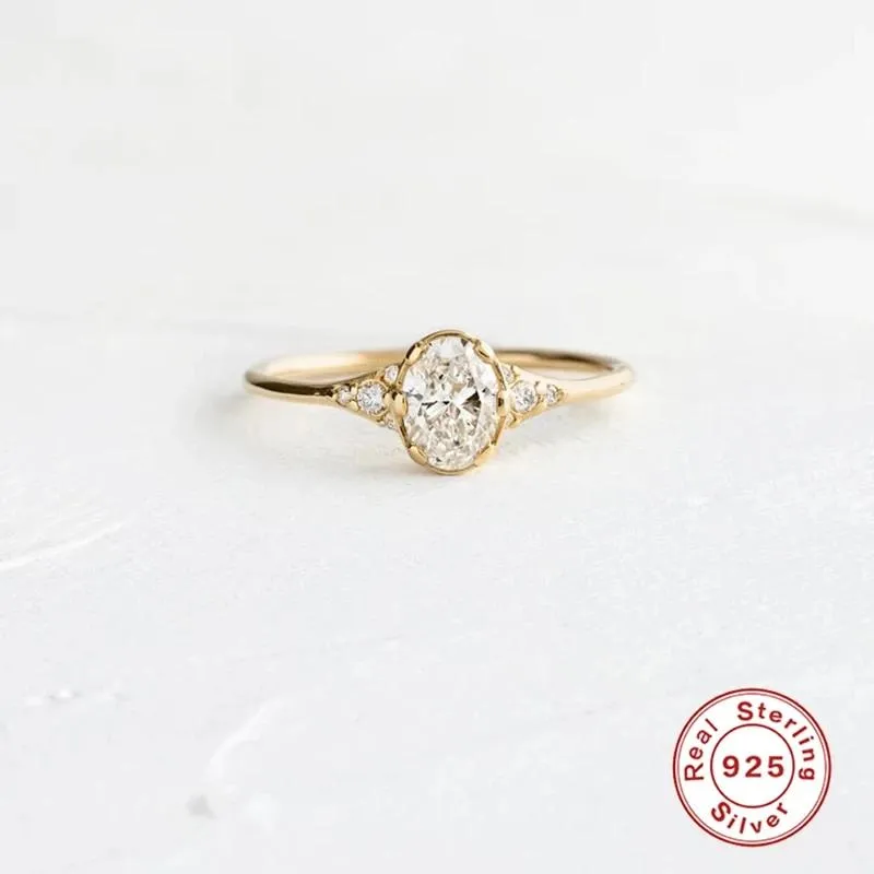 Exquisite Mini Zircon Engagement Rings  - Fine Jewelry