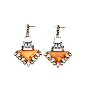 GIA - Aztec Pyramid Earrings