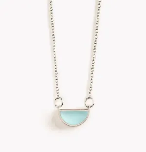 Half-circle Pendant 'Duke-Turquoise' (LG59)