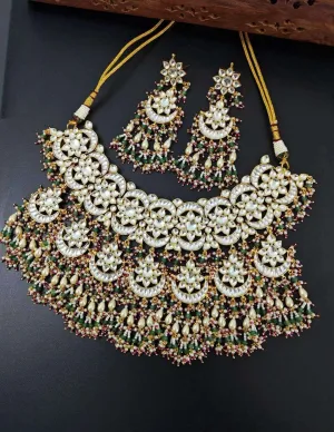 Kundan Chandbali Bridal Necklace Set