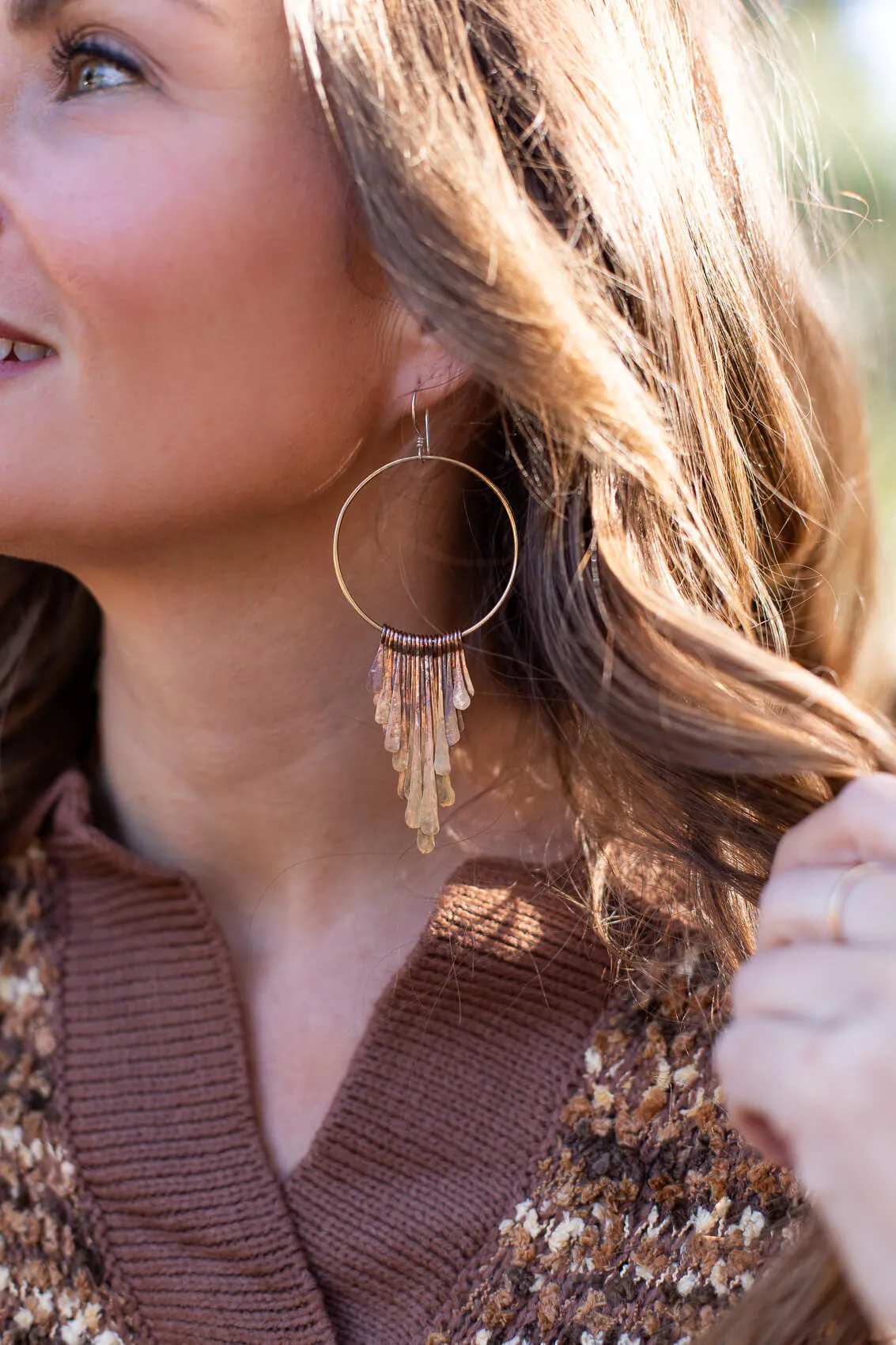 Large Fringe Earrings