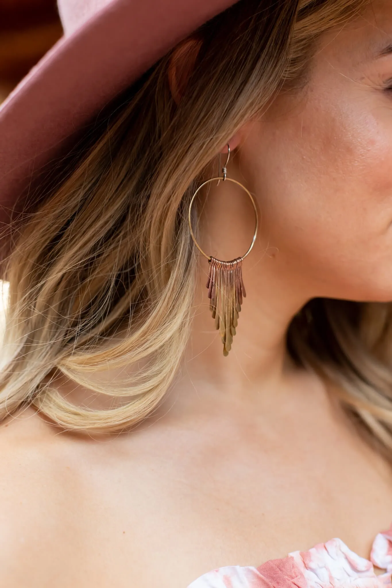 Large Fringe Earrings