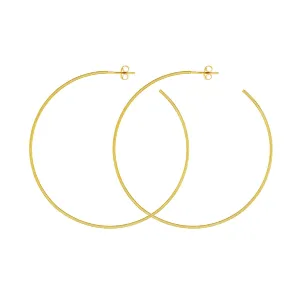 Large Gold Hoop Earrings 4690140