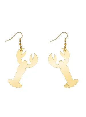 Large Lobster Charm Earrings