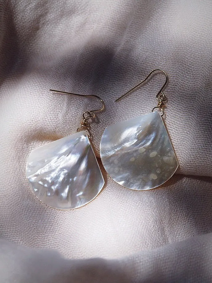 Large Shell Earrings - Ainanani