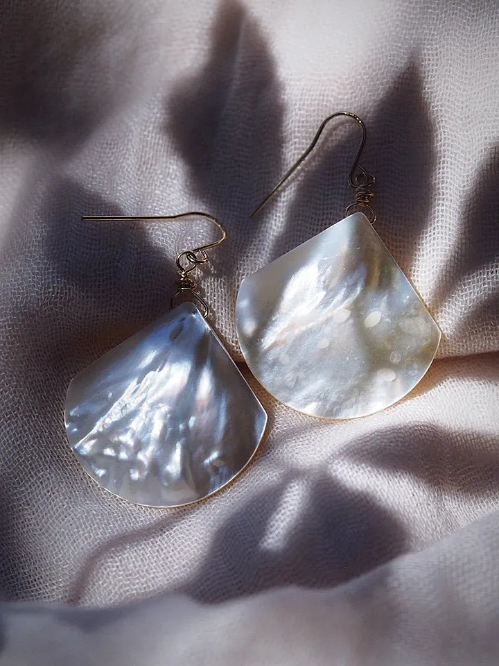 Large Shell Earrings - Ainanani