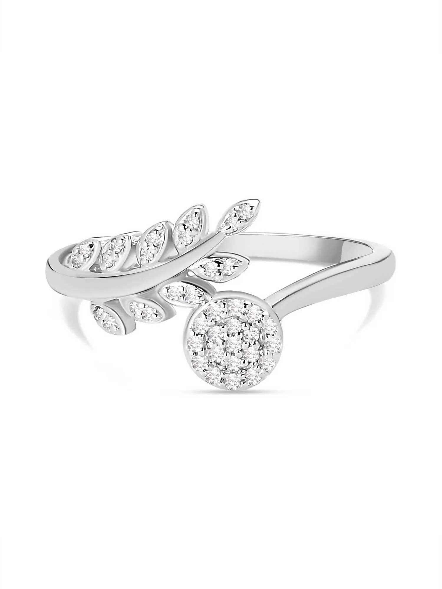 Leaf Band Ring For Women