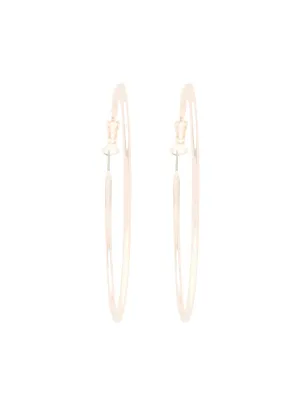 Louise Large Fine Hoop Earrings