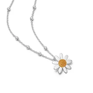 Marguerite Daisy Necklace Sterling Silver